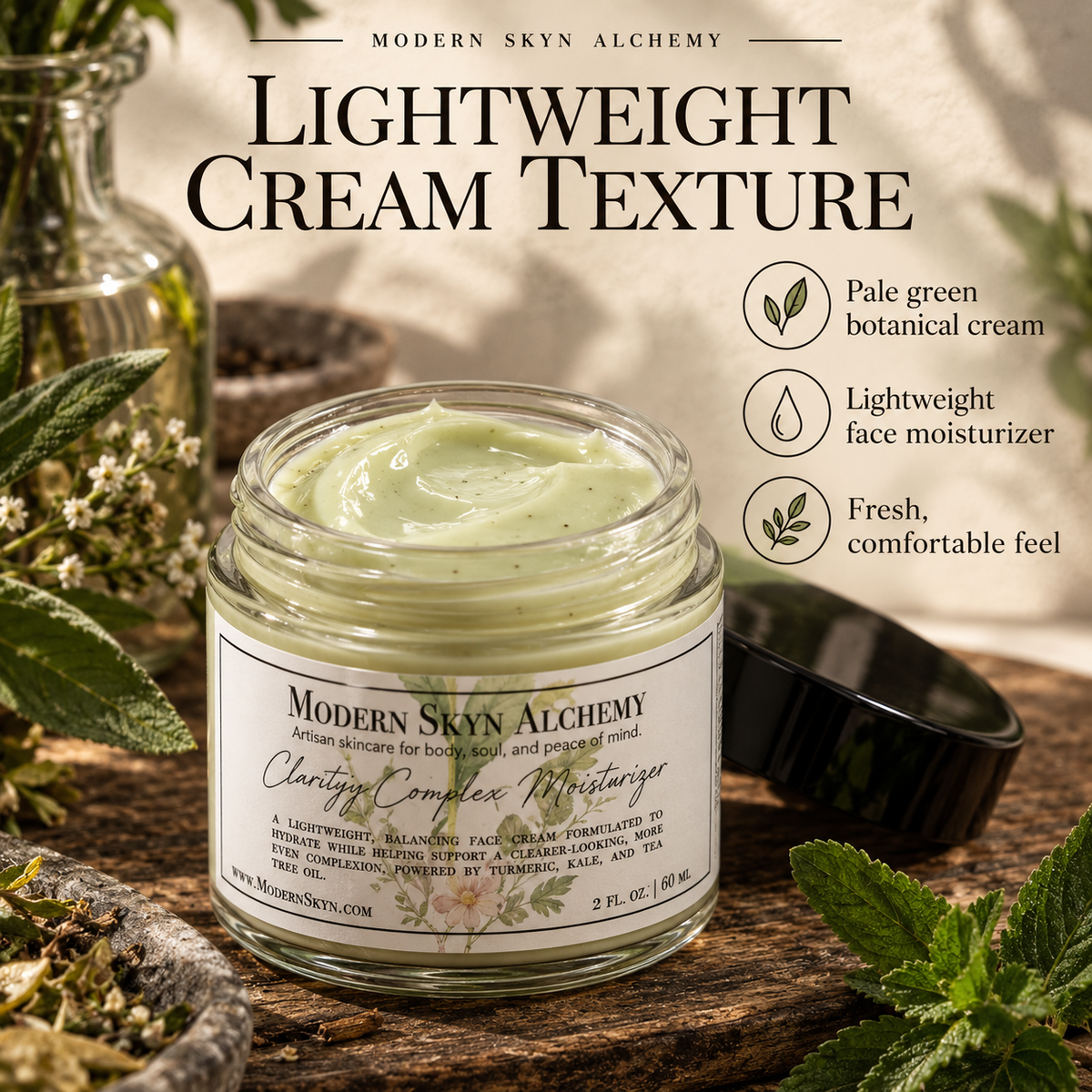 Clarity Complex Moisturizer lightweight cream texture