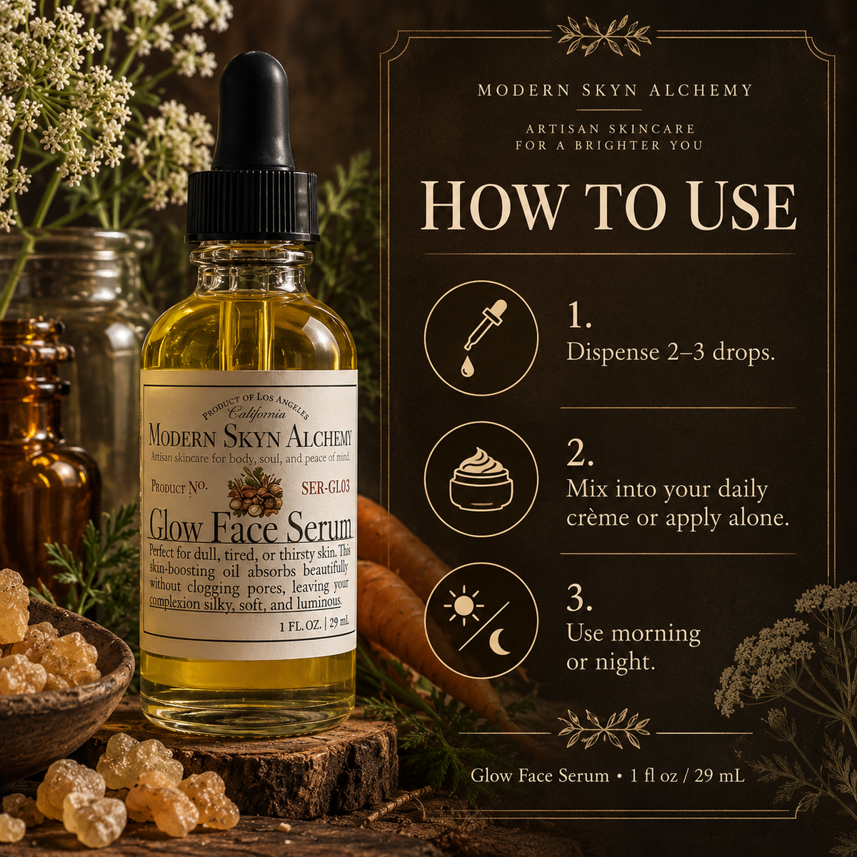 How to use Modern Skyn Alchemy Glow Face Serum