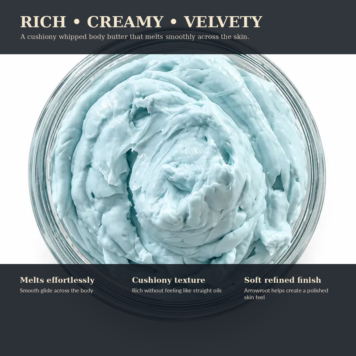 Lily & Tansy Nocturne Body Butter rich creamy velvety texture