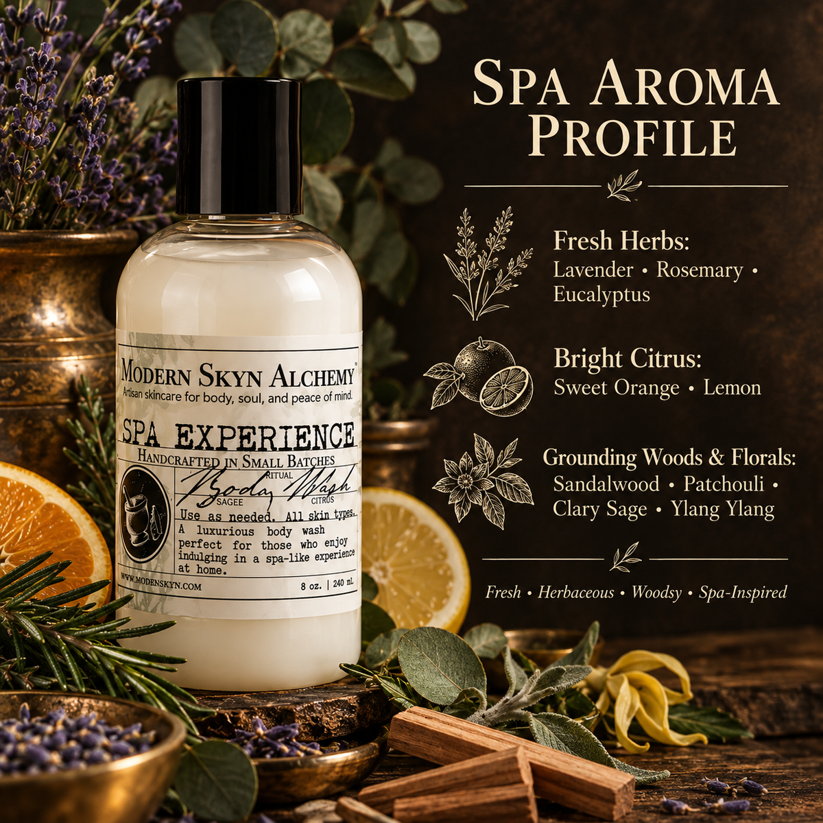 Spa Experience Body Wash aroma profile