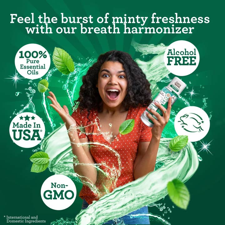 GuruNanda LLC β wholesale Mouthwash β Dual Barrel Breath Harmonizer Mouthwash, Wild Mint7