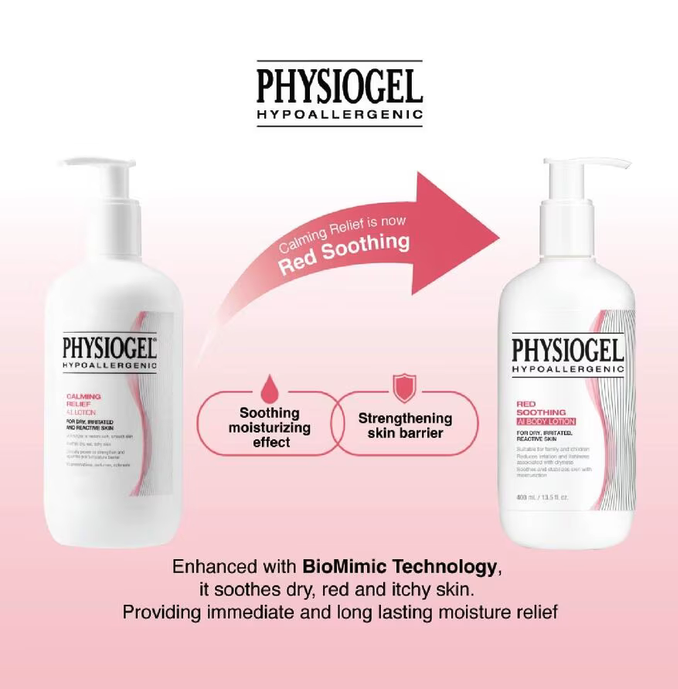 PHYSIOGEL Red Soothing AI Body Lotion 400ml - English Skin Seoul information panel 1