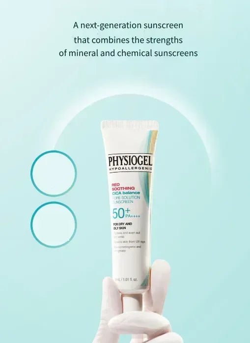 PHYSIOGEL Red Soothing Cica Balance Pore Sunscreen SPF50+ PA++++ 30ml - English Skin Seoul information panel 5