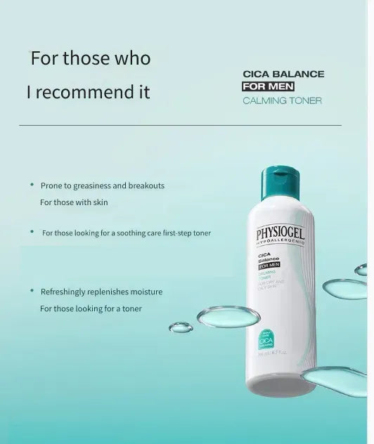 PHYSIOGEL Cica Balance For Men Calming Toner 200ml - English Skin Seoul information panel 6