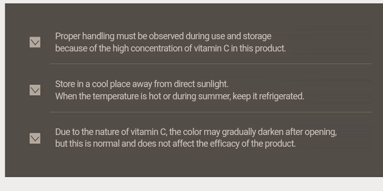 PHYSIOGEL Dailimune Ampoule 20ml - Vitamin C serum storage and handling - English Olive Young product information