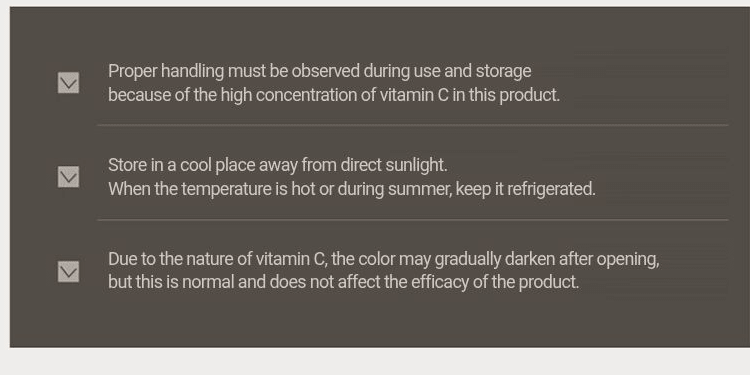 PHYSIOGEL Dailimune Ampoule 20ml - Vitamin C serum storage and handling - English Olive Young product information