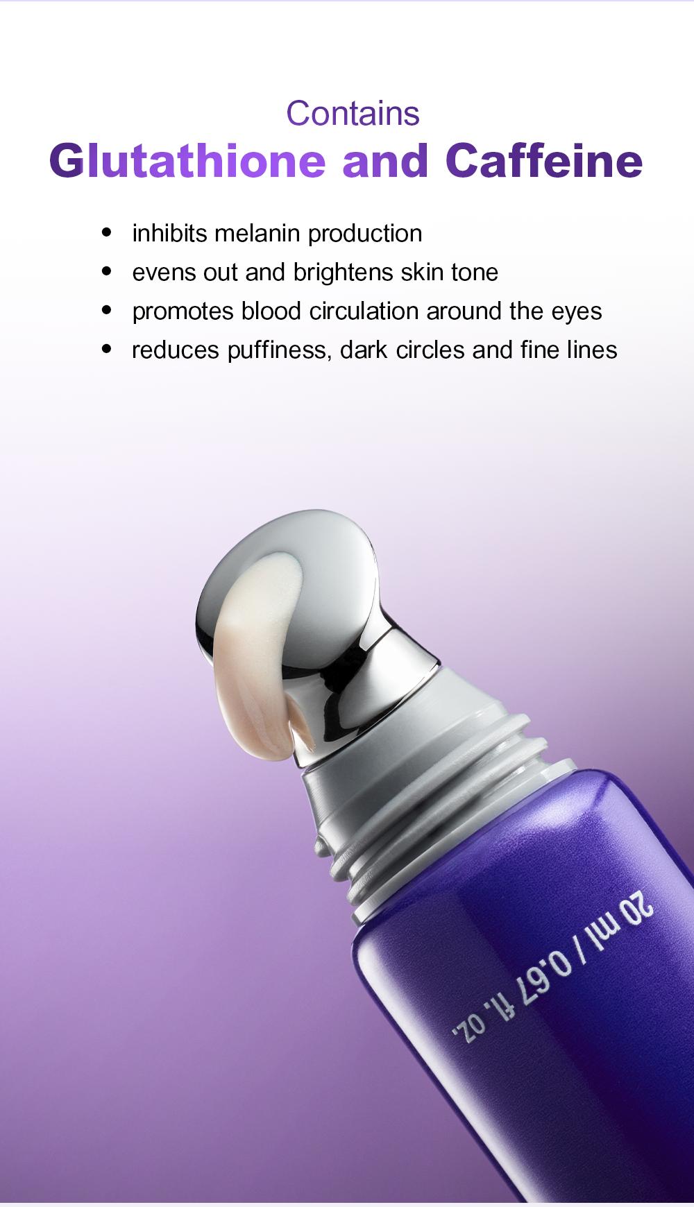 PHYSIOGEL eye Glutathione caffeine and metal applicator