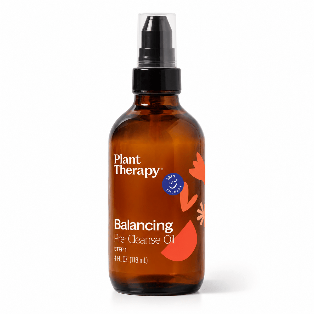 Plant Therapy Balancing Pre-Cleanse Oil 4 oz on white background