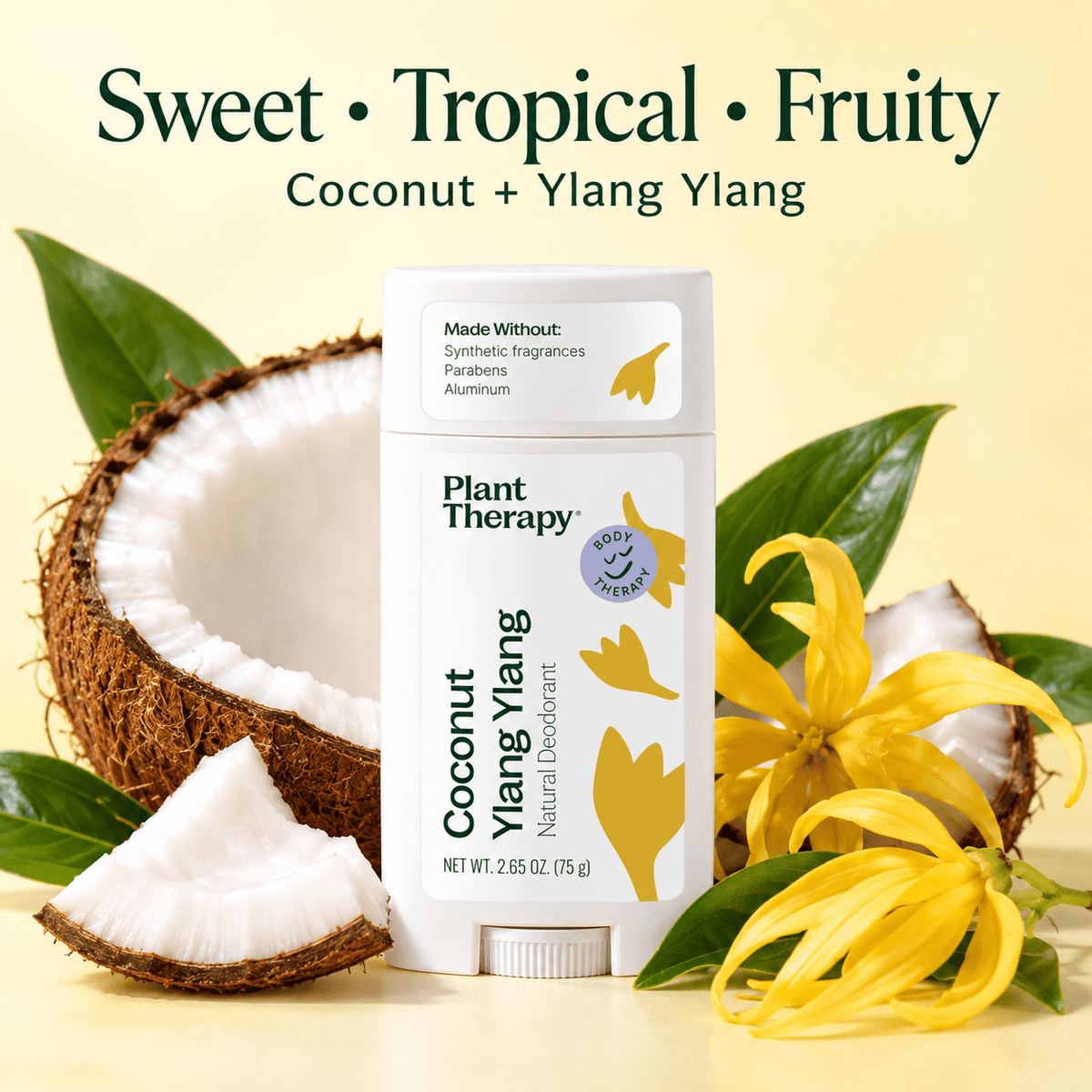 Plant Therapy Coconut Ylang Ylang deodorant sweet tropical fruity scent