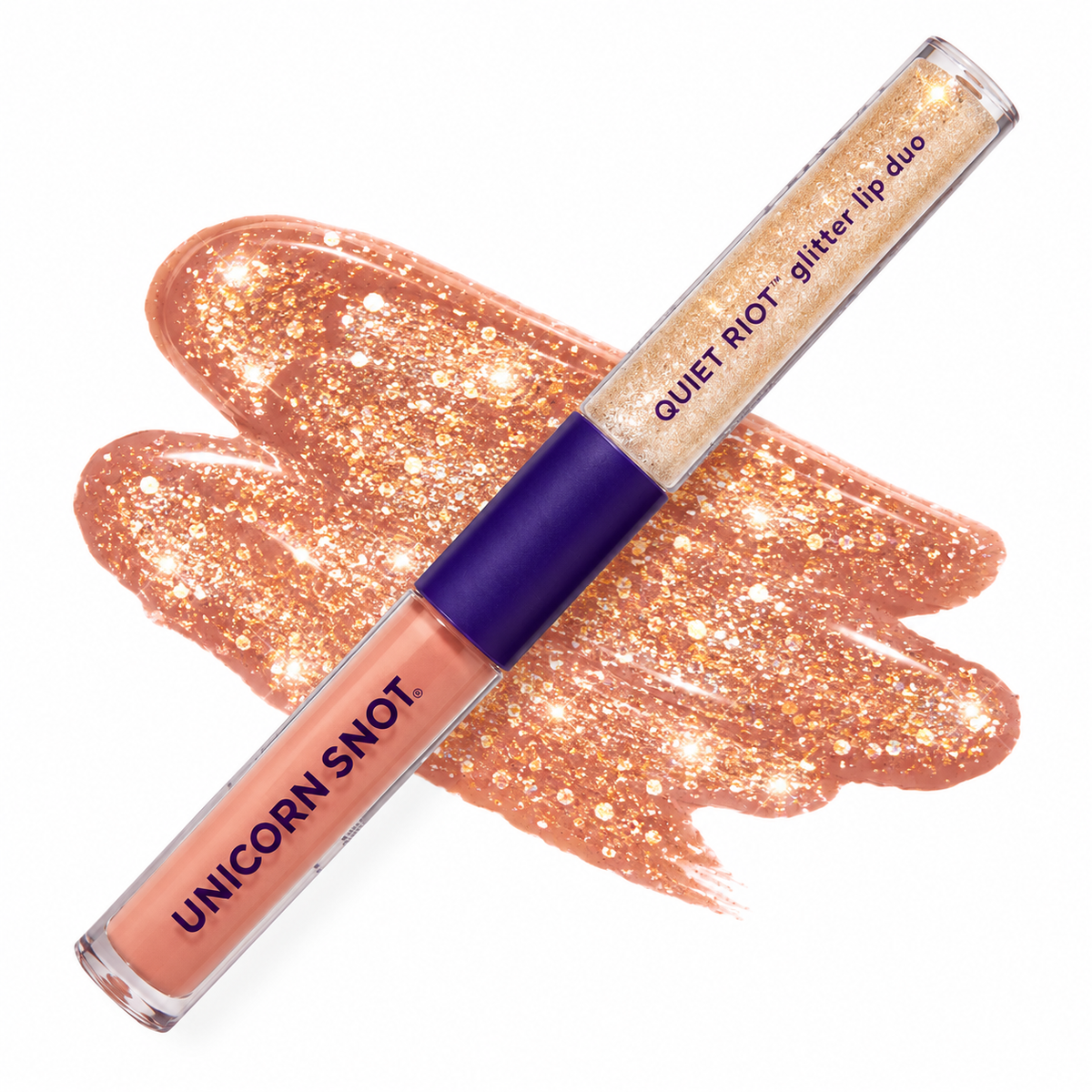 Unicorn Snot Quiet Riot Glitter Lip Duo Daze gold haze