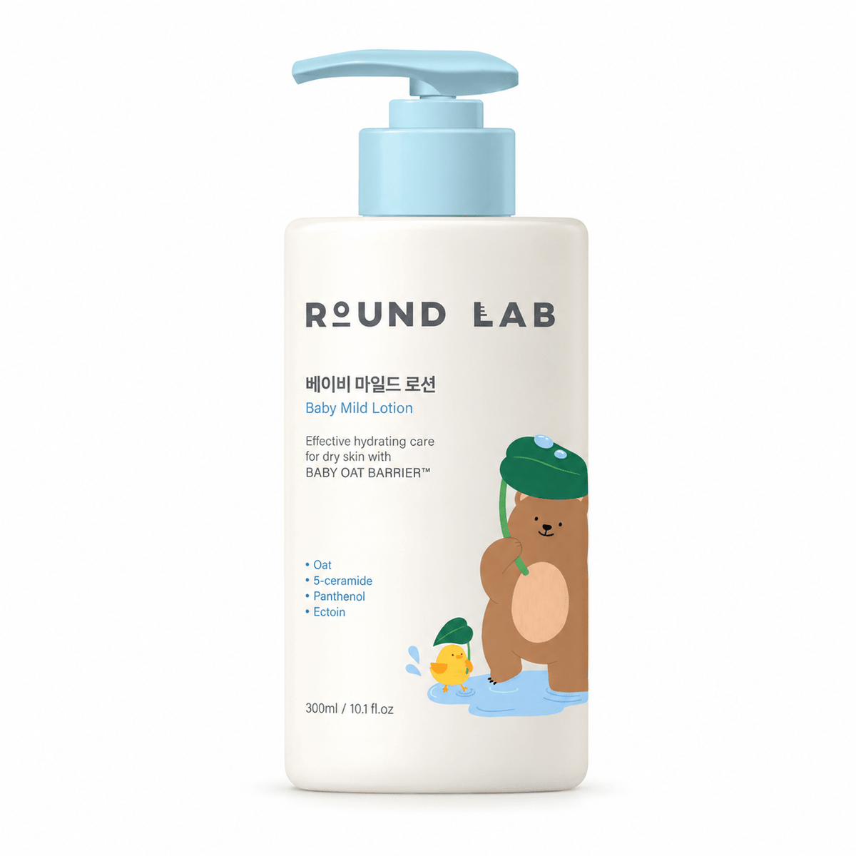 ROUND LAB Baby Mild Lotion 300 ml on white background
