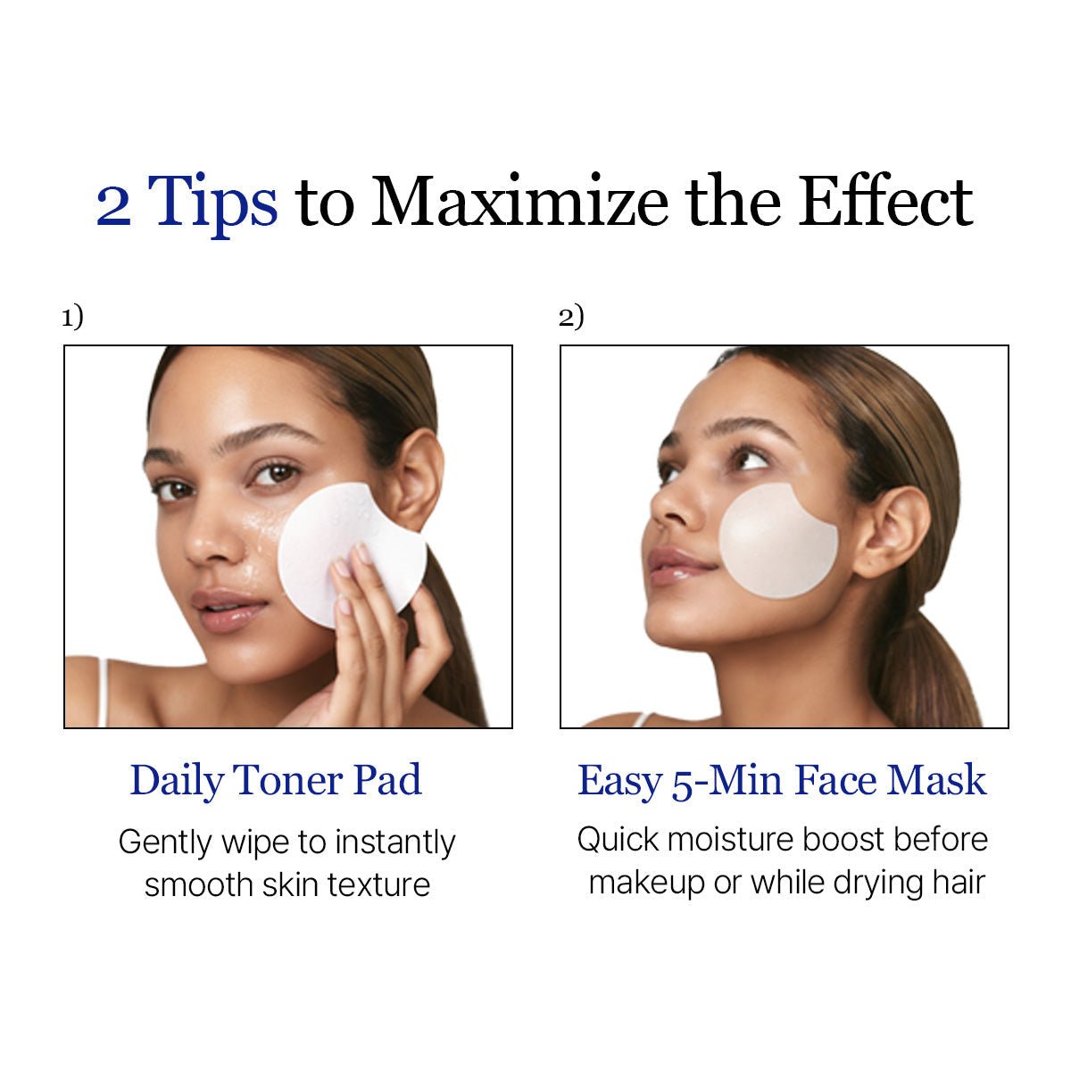 ROUND LAB Moisturizing Toner Pads 80 pads official product gallery infographic 2