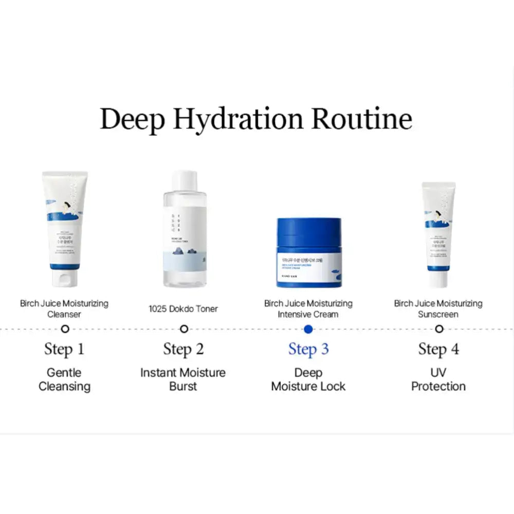 ROUND LAB Birch Juice Moisturizing Intensive Cream official product information 5