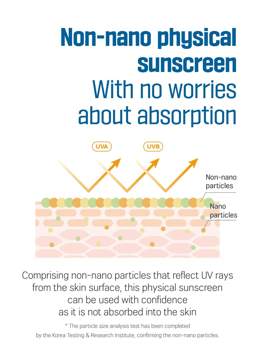 ROUND LAB Birch Juice Mild-Up Sunscreen 50ml source product information: non nano protection