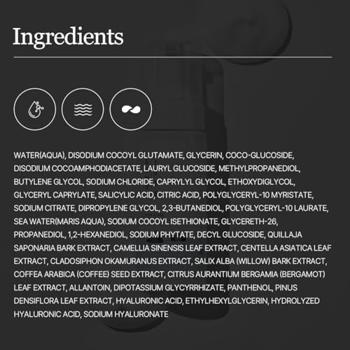 ROUND LAB Dokdo Bubble Foam ingredient list
