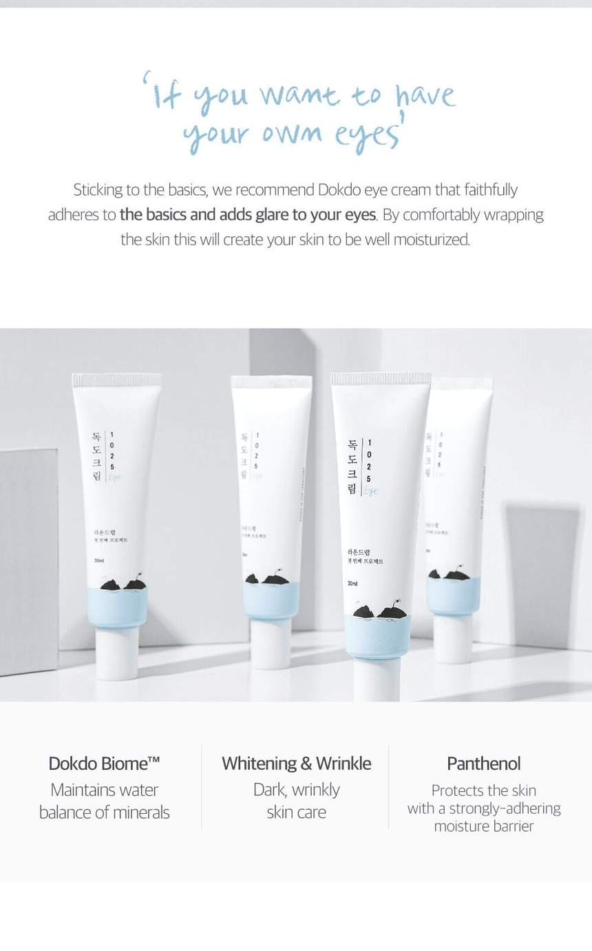 ROUND LAB 1025 Dokdo Eye Cream 30ml - overview