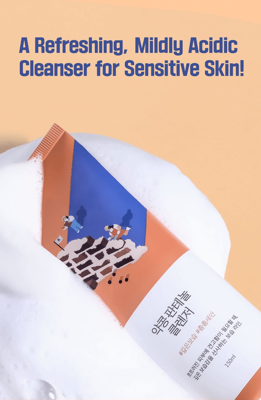 ROUND LAB Soybean Panthenol Cleanser 150ml - sensitive skin cleanser - original YesStyle panel 02