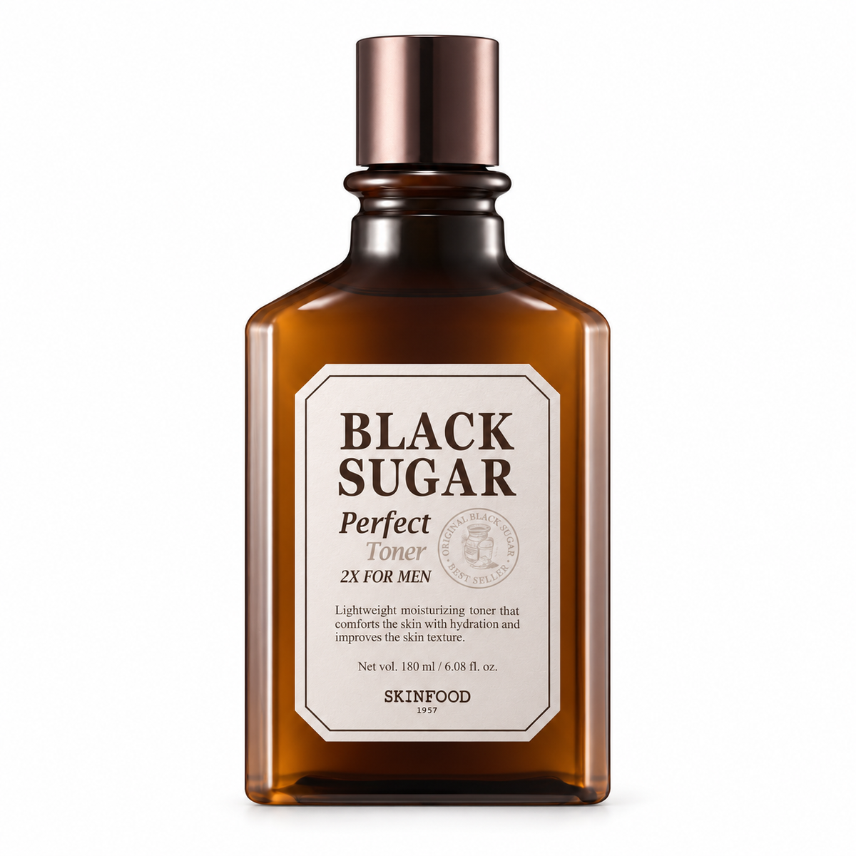 SKINFOOD Black Sugar Perfect Toner 2X for Men 180mL