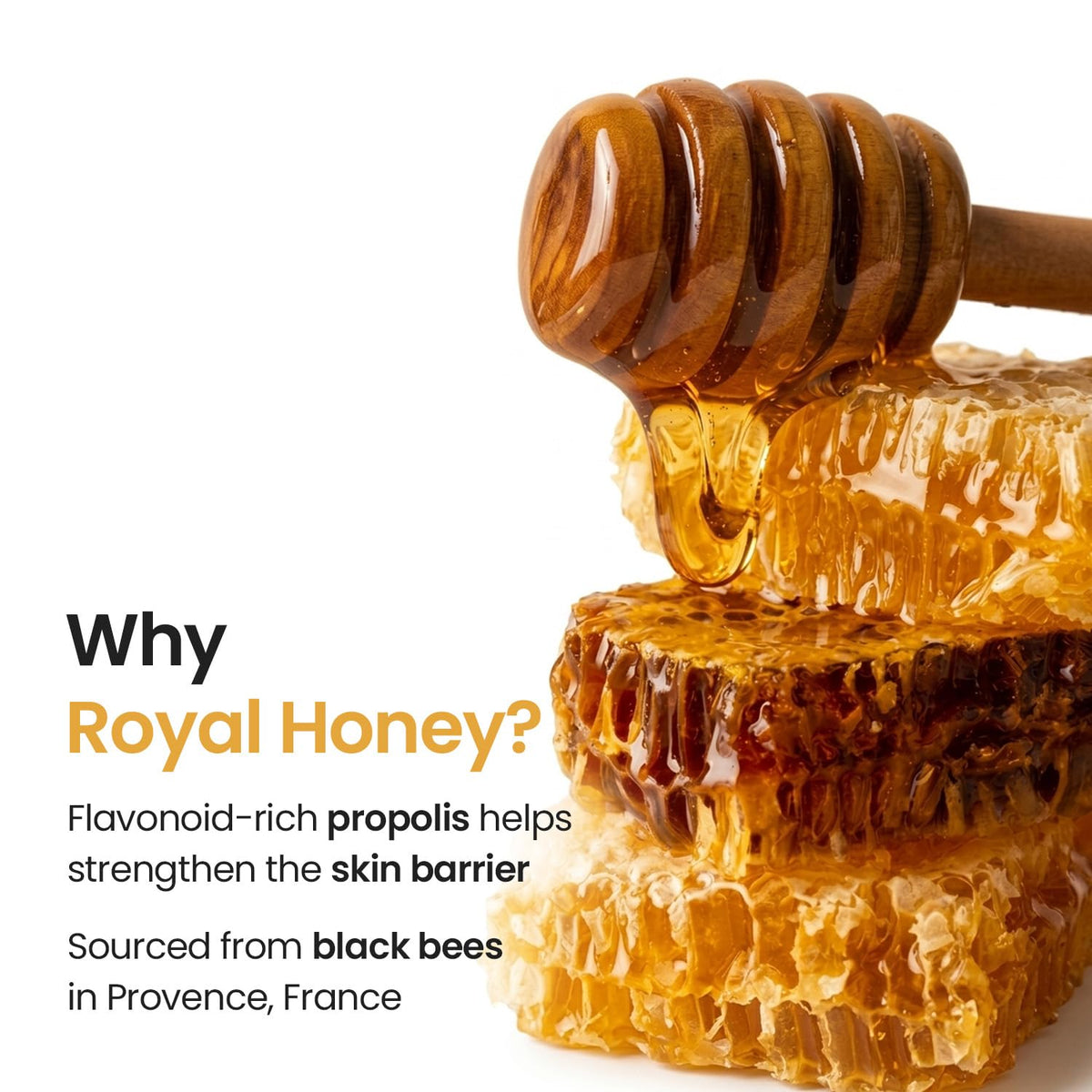 SKINFOOD Royal Honey Propolis Enrich Barrier Cream 63mL original Amazon English Royal Honey propolis sourcing