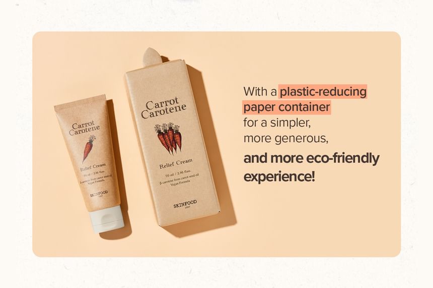 SKINFOOD Carrot Carotene Relief Cream 70mL - Packaging