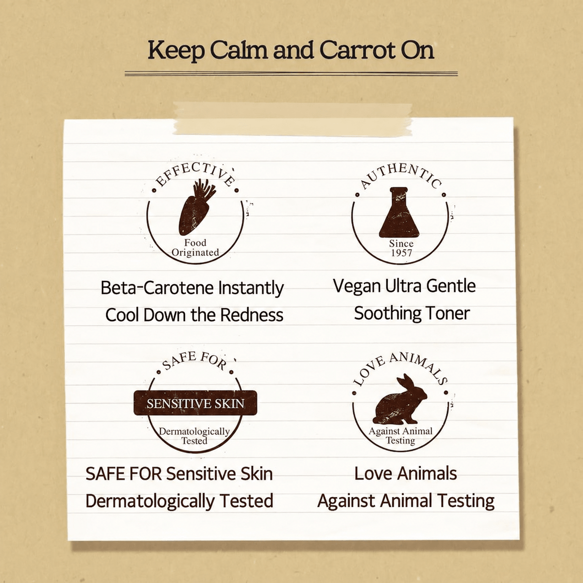 SKINFOOD Carrot Carotene Soothing Toner 300mL - Keep Calm and Carrot On
