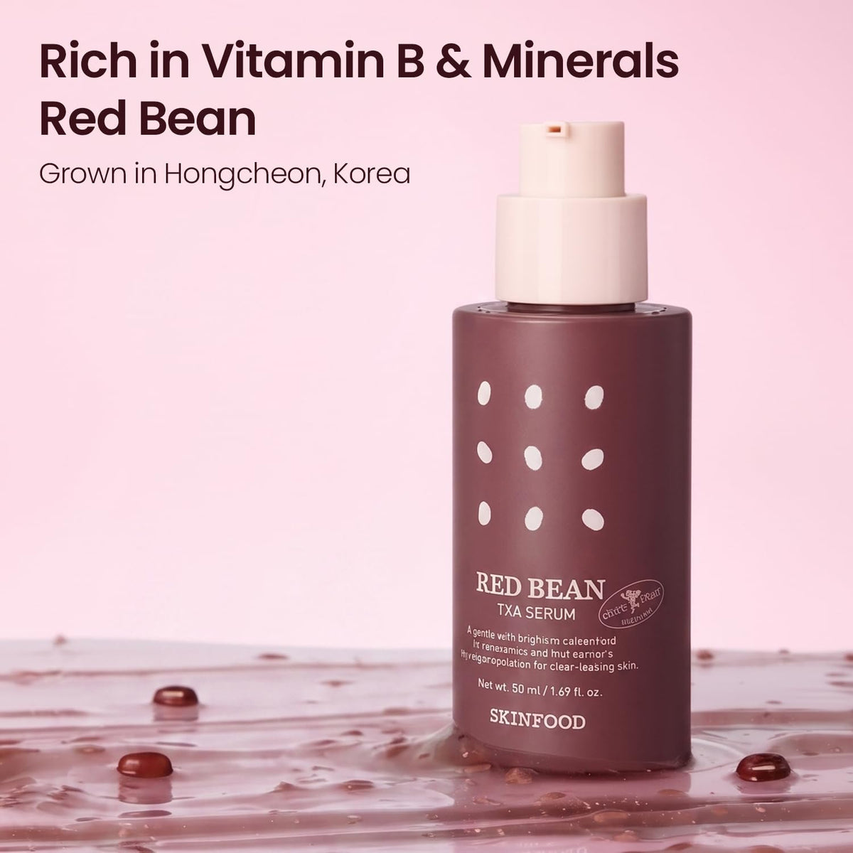 Red Bean TXA Serum Hongcheon red bean ingredient story