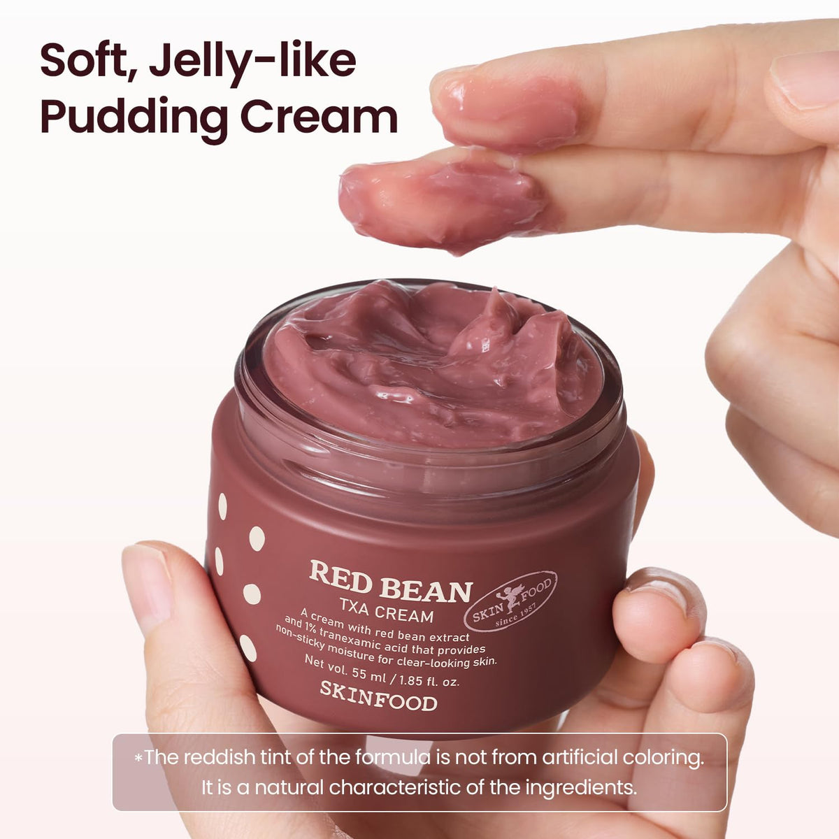 Red Bean TXA Cream jelly texture and natural variation