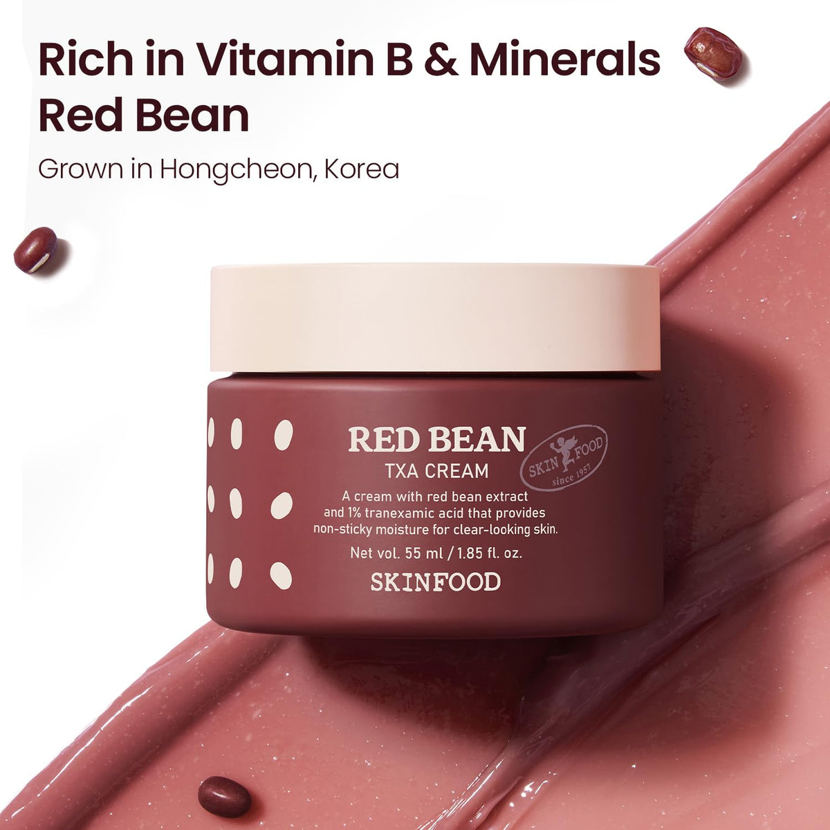 Red Bean TXA Cream Hongcheon red bean ingredient story