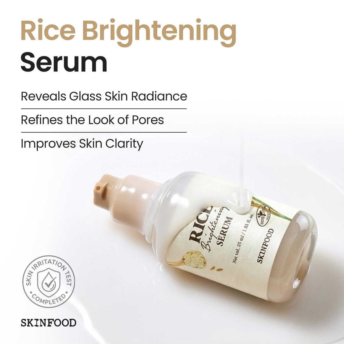 SKINFOOD Rice Brightening Serum 55mL - SKINFOOD Rice Serum Amazon gallery panel 1