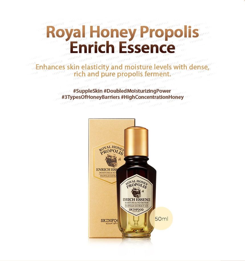SKINFOOD Royal Honey Propolis Enrich Essence 50mL original YesStyle introduction