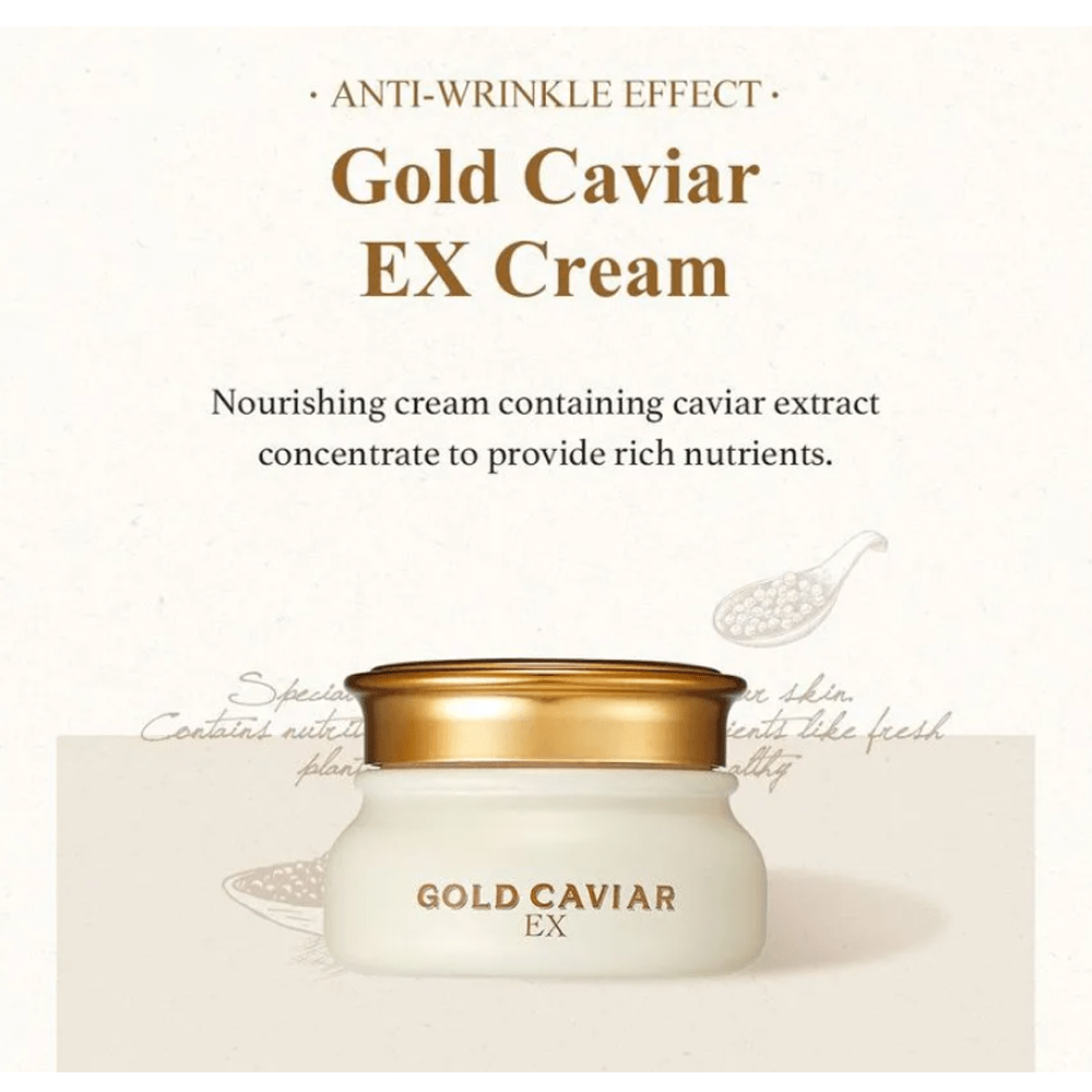SKINFOOD Gold Caviar EX Cream nourishing care overview