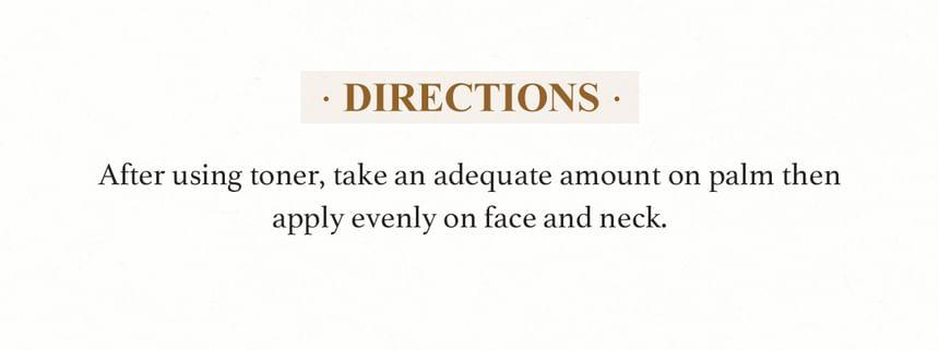 SKINFOOD Gold Caviar EX Serum directions after toner