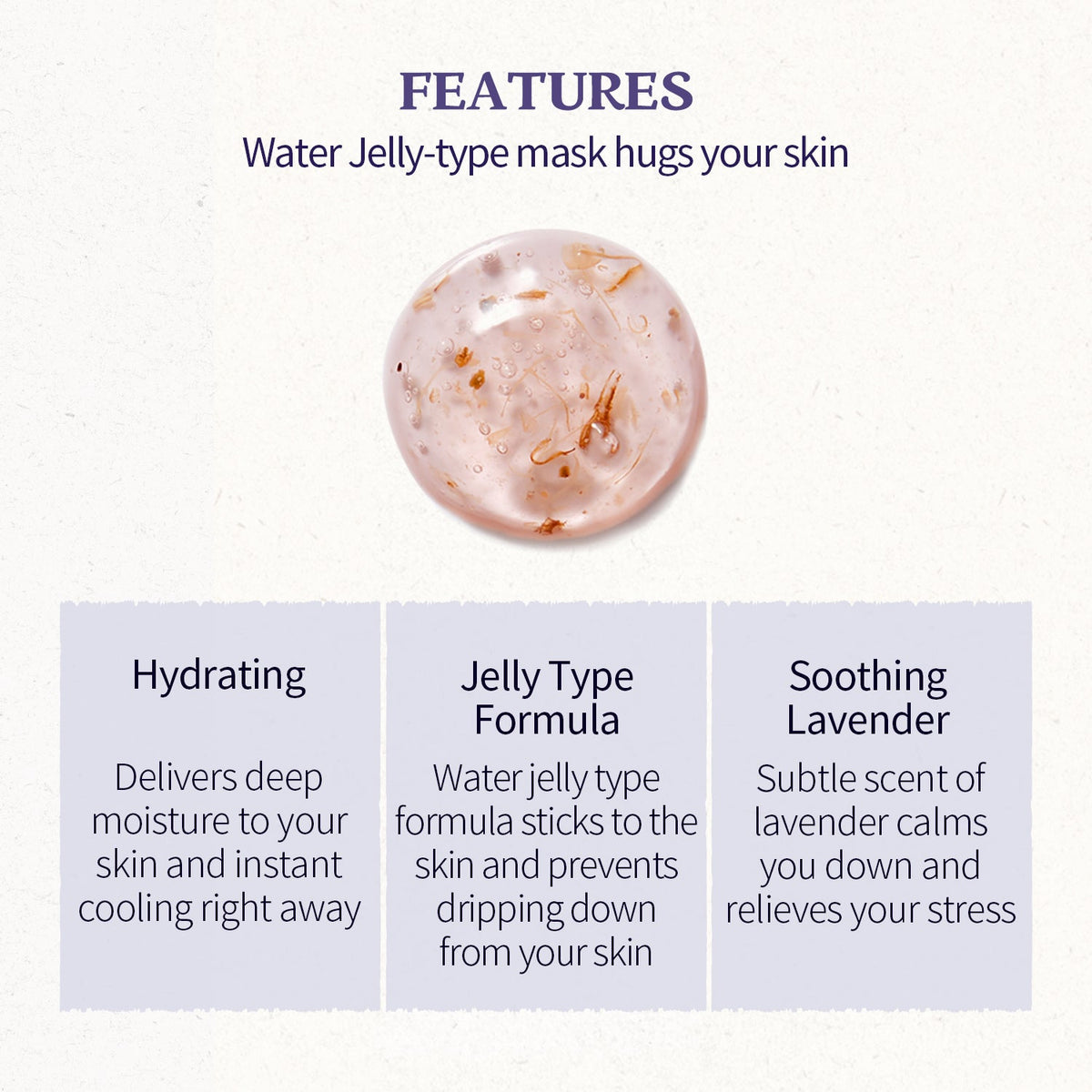 SKINFOOD Lavender Food Mask: English texture and product details