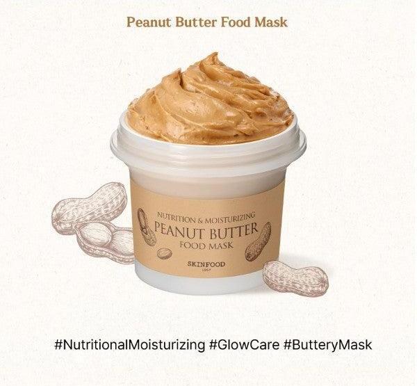 SKINFOOD Peanut Butter Food Mask overview in English