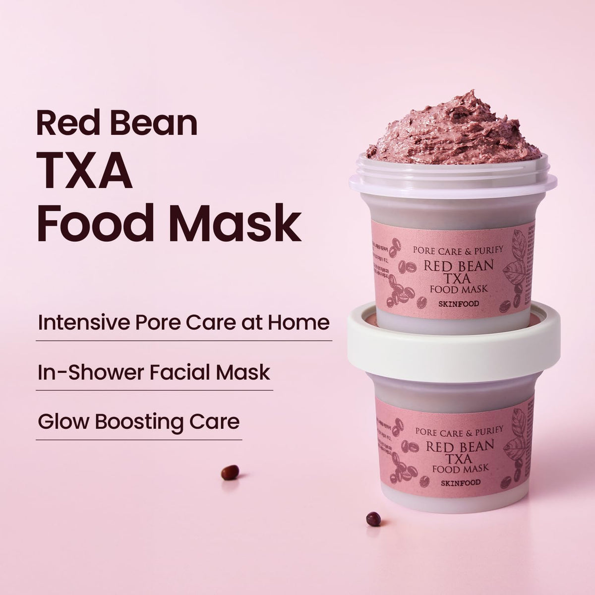 Red Bean TXA Food Mask 4.23 oz English product information 1