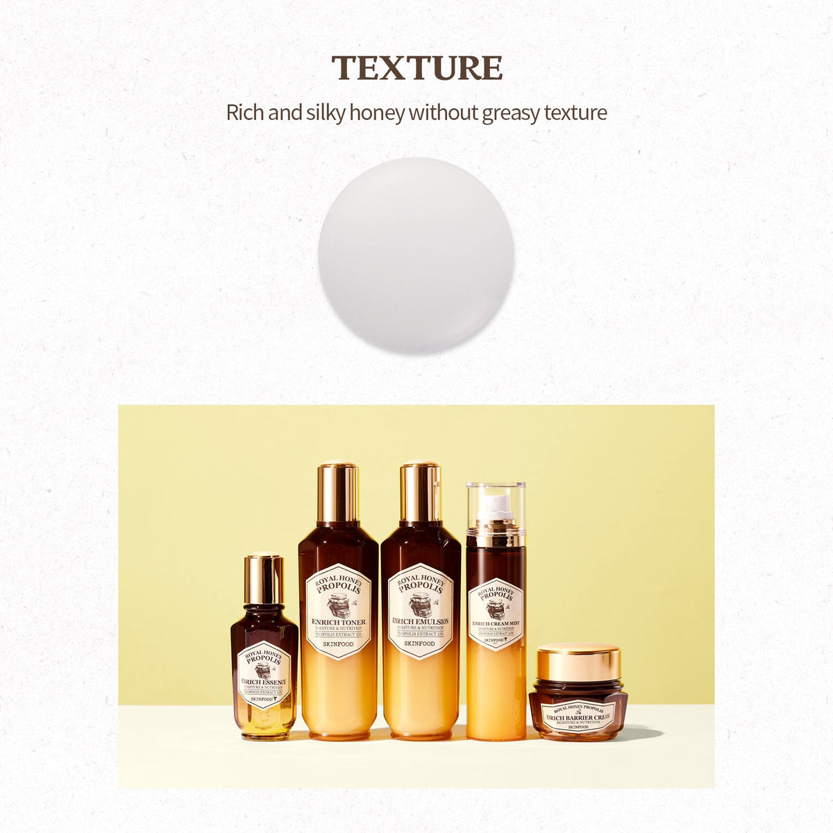 SKINFOOD royal honey propolis enrich toner English product information panel 3
