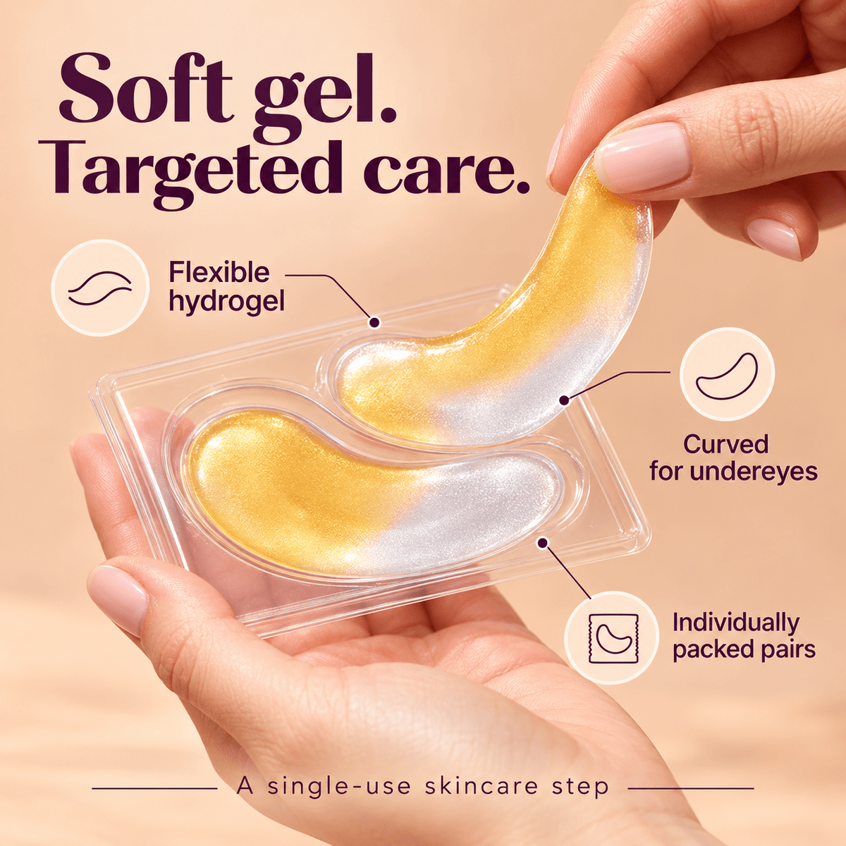 SpaLife Anti-Aging Hydrogel Eye Patches 8 pairs - hydrogel format