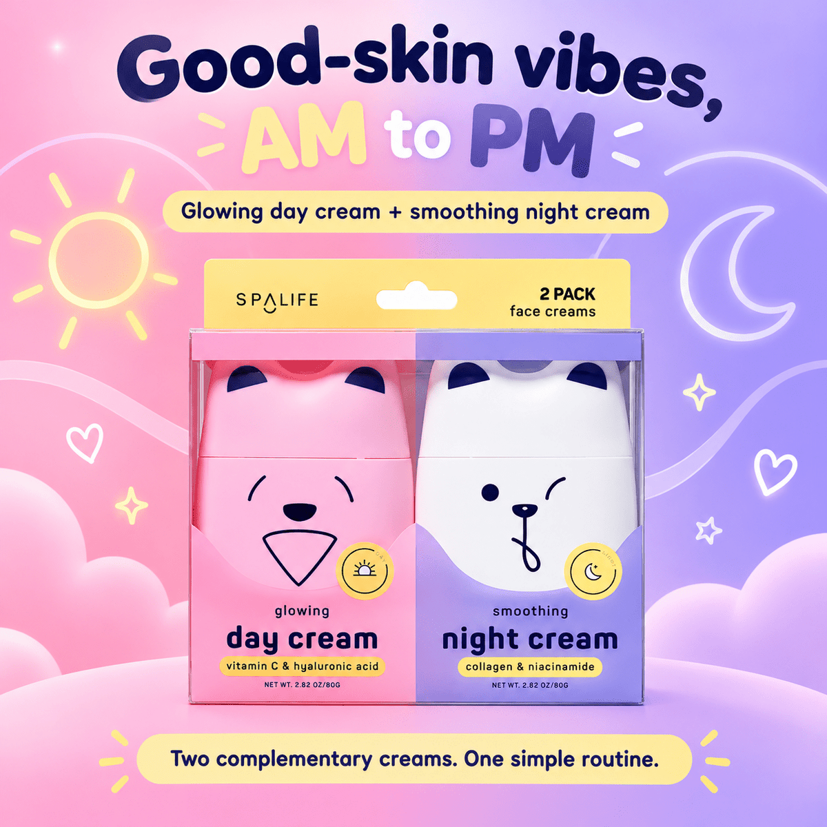 SpaLife Day and Night Cream Duo product information 1