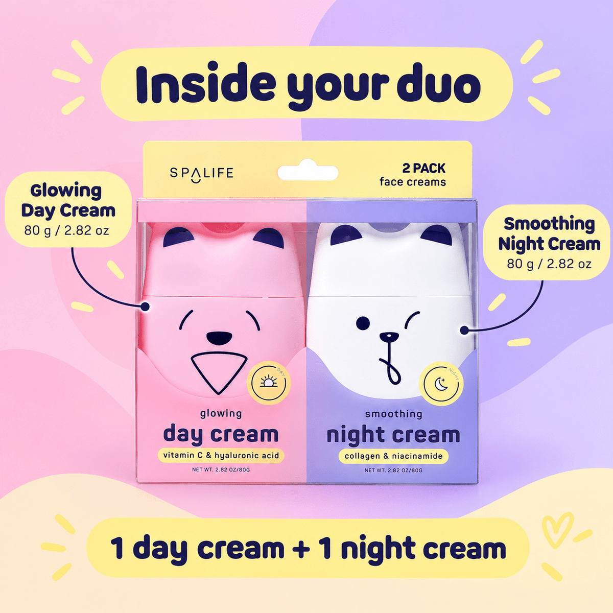 SpaLife Day and Night Cream Duo product information 6
