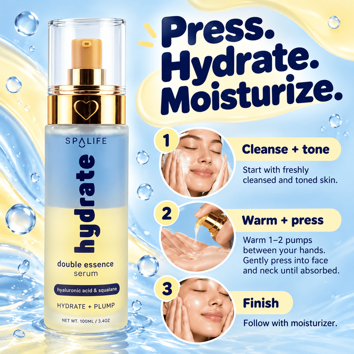 How to use Hydrate Double Essence Serum