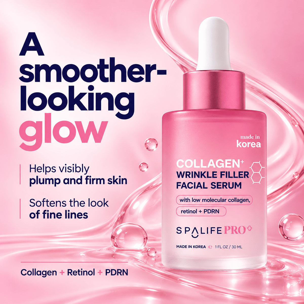 SpaLife Collagen Wrinkle Filler Serum cosmetic benefits