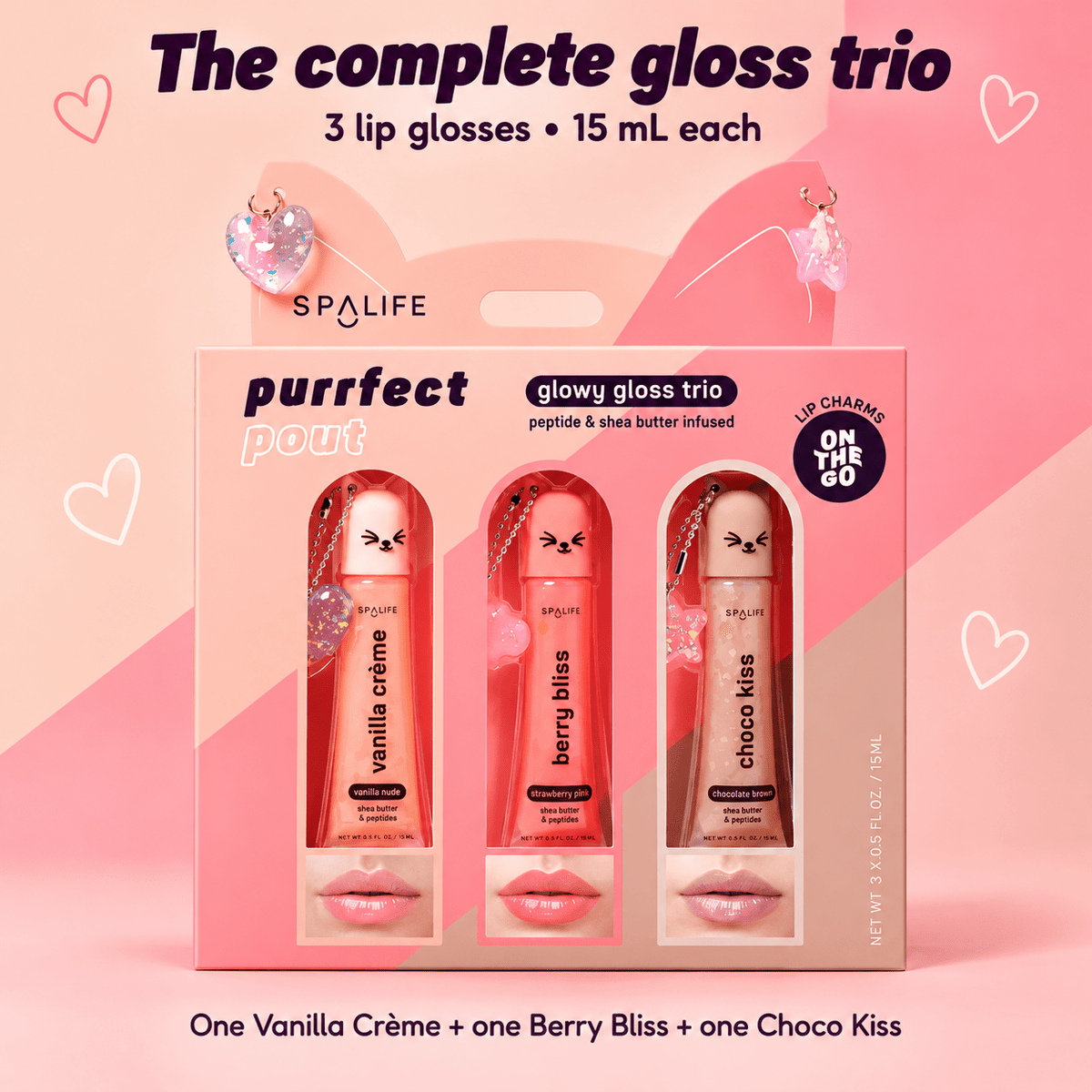 SpaLife Purrfect Pout contents infographic