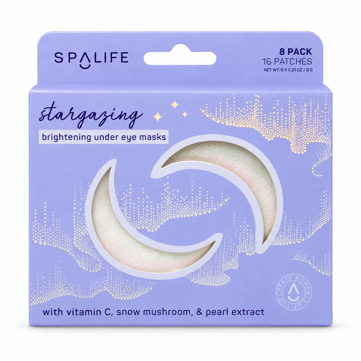 SpaLife Stargazing Eye Patches: white-background main