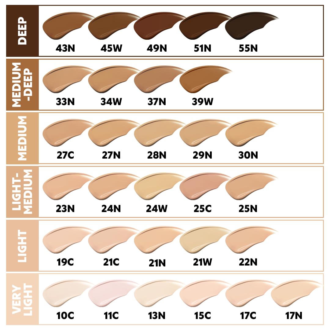 TIRTIR AI Filter Cushion shade guide