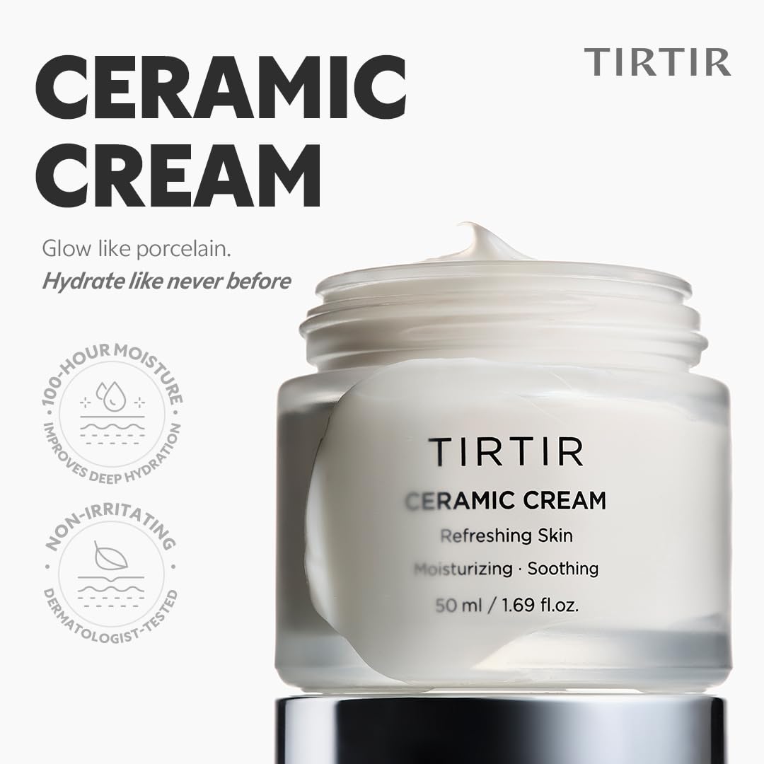 TIRTIR Ceramic Cream 50mL hydration overview