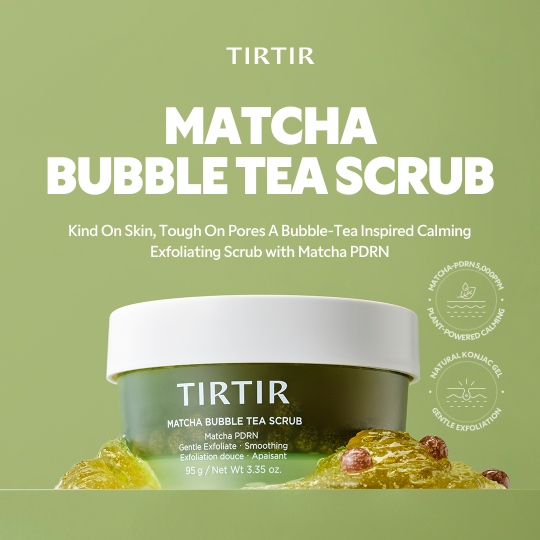 TIRTIR Matcha Bubble Tea Scrub detail 2