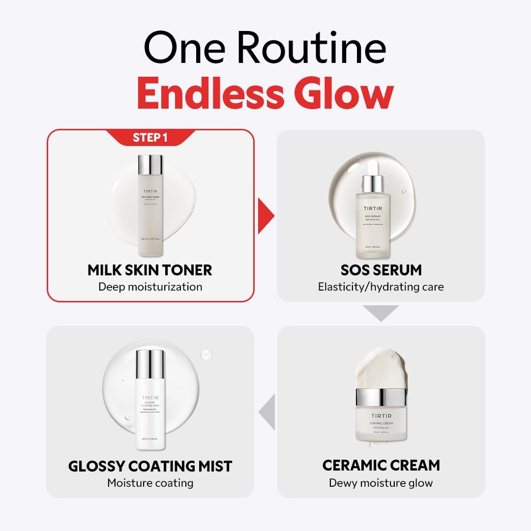 TIRTIR Milk Skin Toner routine information