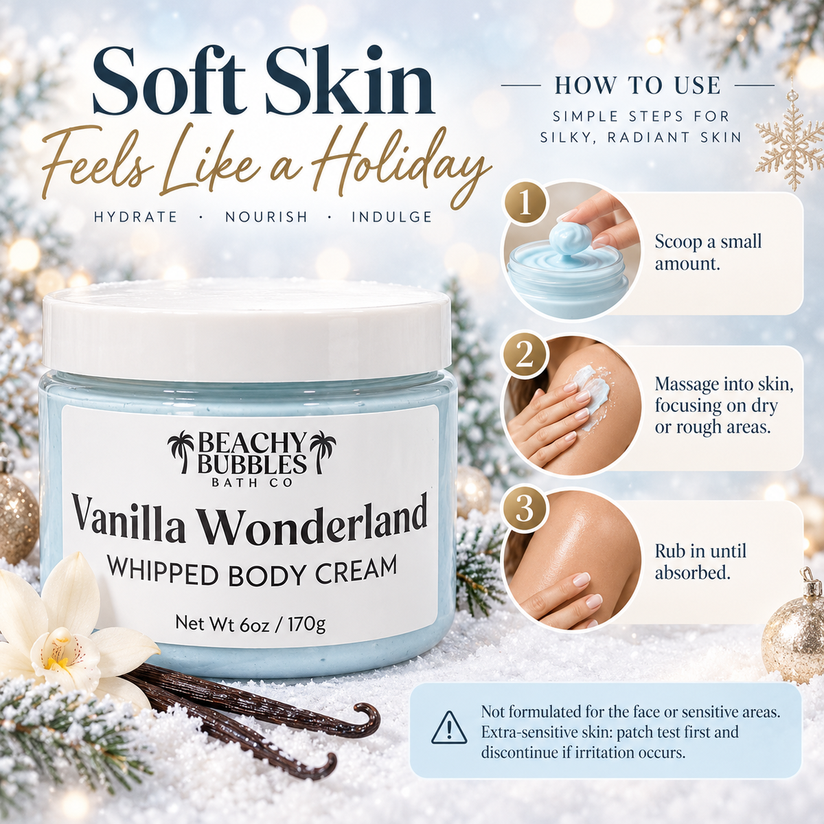 How to use Vanilla Wonderland Whipped Body Cream