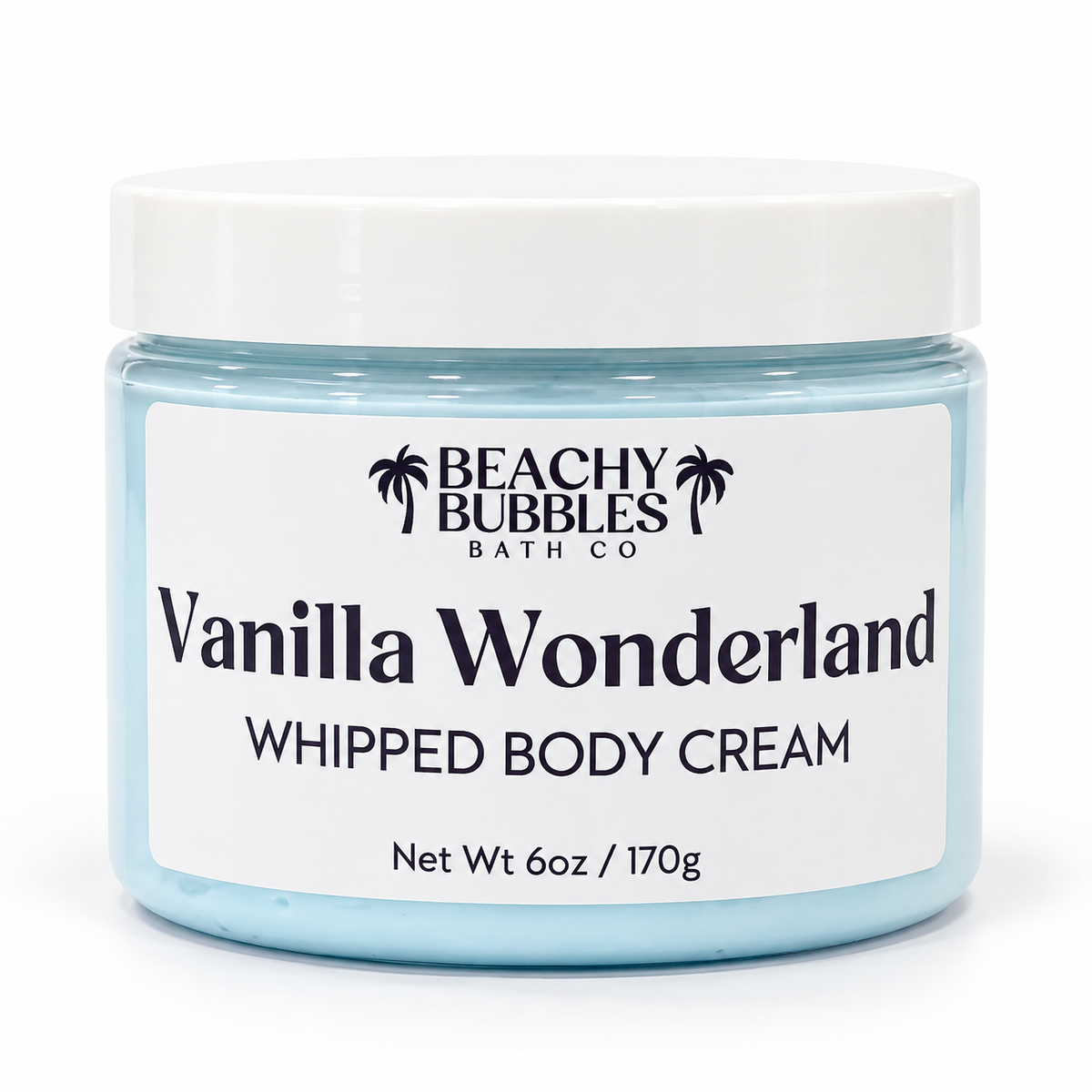 Beachy Bubbles Bath Vanilla Wonderland Whipped Body Cream 6 oz
