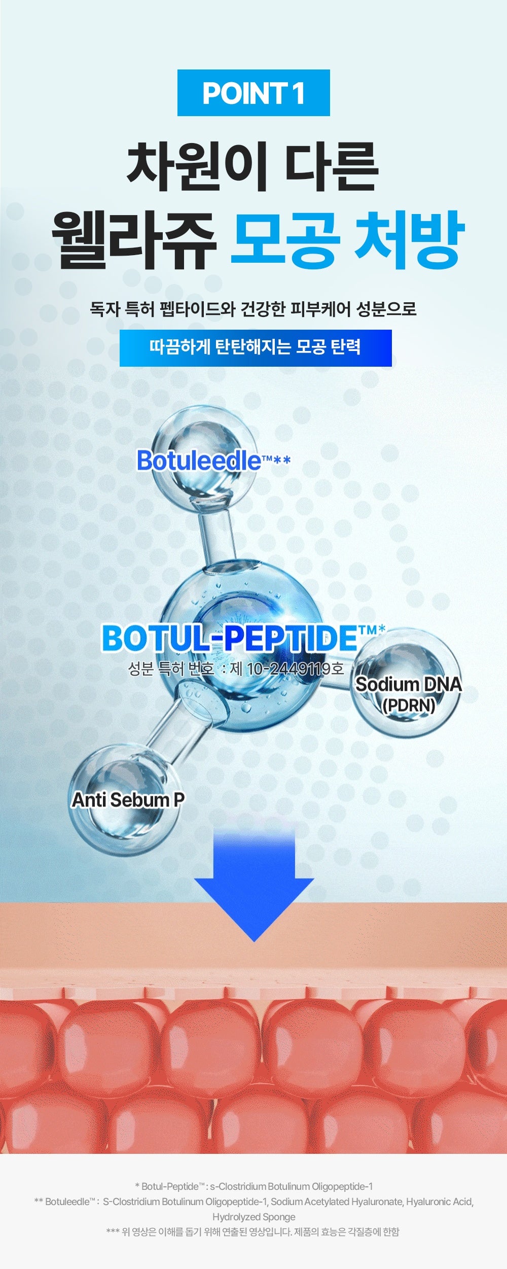 WELLAGE Hyper Peptide Botuleedle 1000 Ampoule ingredient system official information